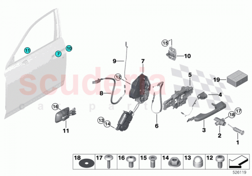 Part Diagram for Rolls Royce 51217398256