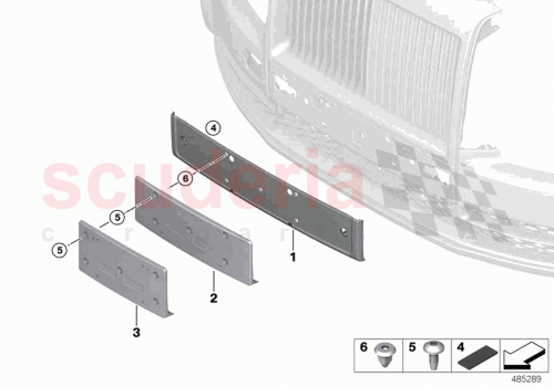 Part Diagram for Rolls Royce 51115A1BD58