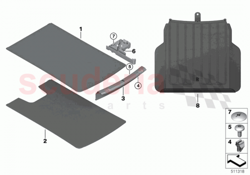 Part Diagram for Rolls Royce 51477478253