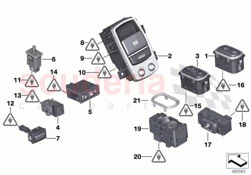 Part Diagram for Rolls Royce 61319318732