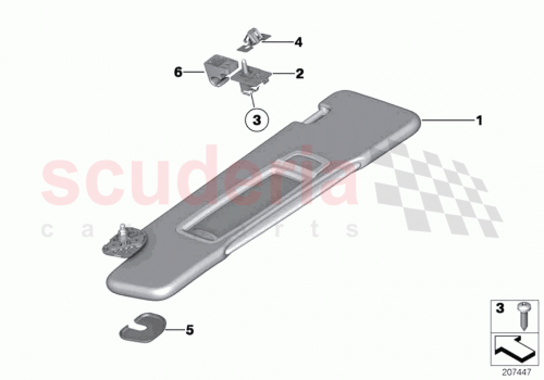 Part Diagram for Rolls Royce 51167267511