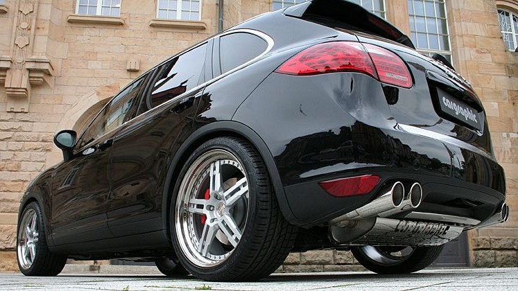 Photo of Cargraphic Sport Rear Silencer for the Porsche Cayenne Turbo (2003-2017) - Image 11