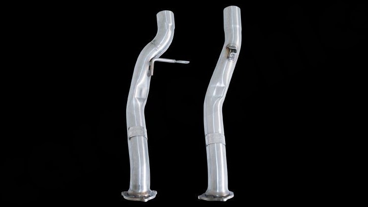 Photo of Cargraphic Secondary Catalytic Converter Replacement Pipe Set for the Porsche Cayenne Turbo (2003-2017) - Image 3