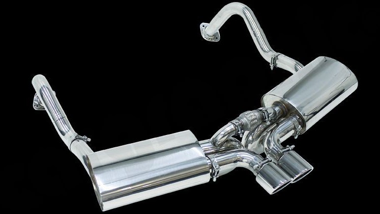 Photo of Cargraphic Sport Rear Silencer Set for the Porsche 981 Boxster/Cayman - Image 3