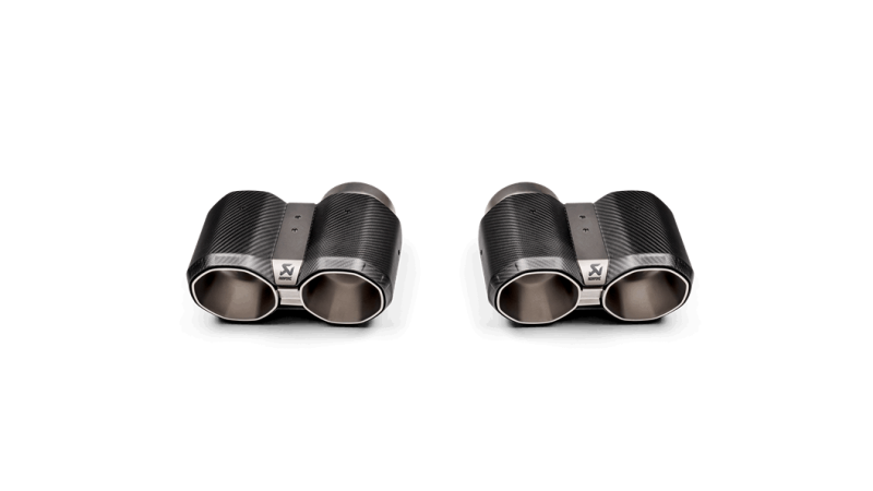 Photo of Akrapovic Tail Pipe Set (Carbon) Octagonal (G82) for the BMW M4 (G82/83) - Image 1