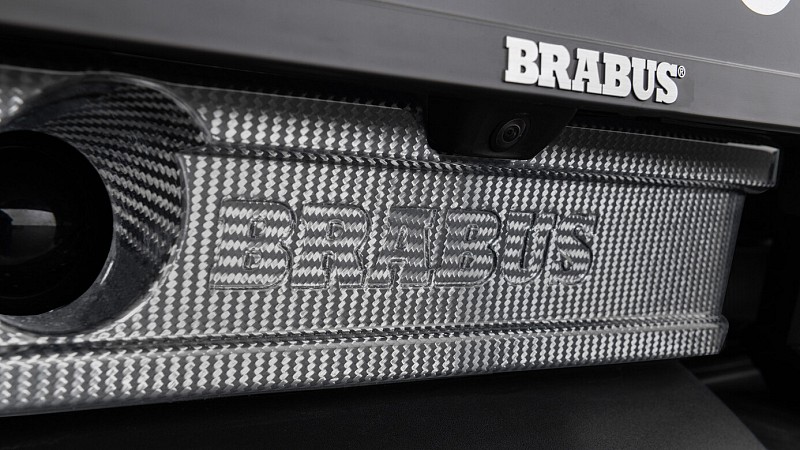 Photo of Brabus CARBON FRONT FASCIA ATTACHMENT (Central) for the Porsche Taycan - Image 2